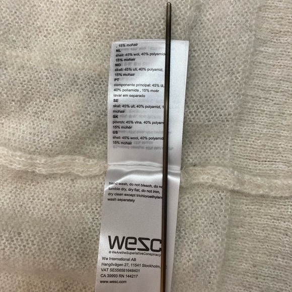 WESC Sweden Unisex Borik Cardigan - Picture 12 of 16